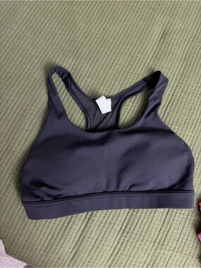 lululemon athletica Black Racerback Sports Bra